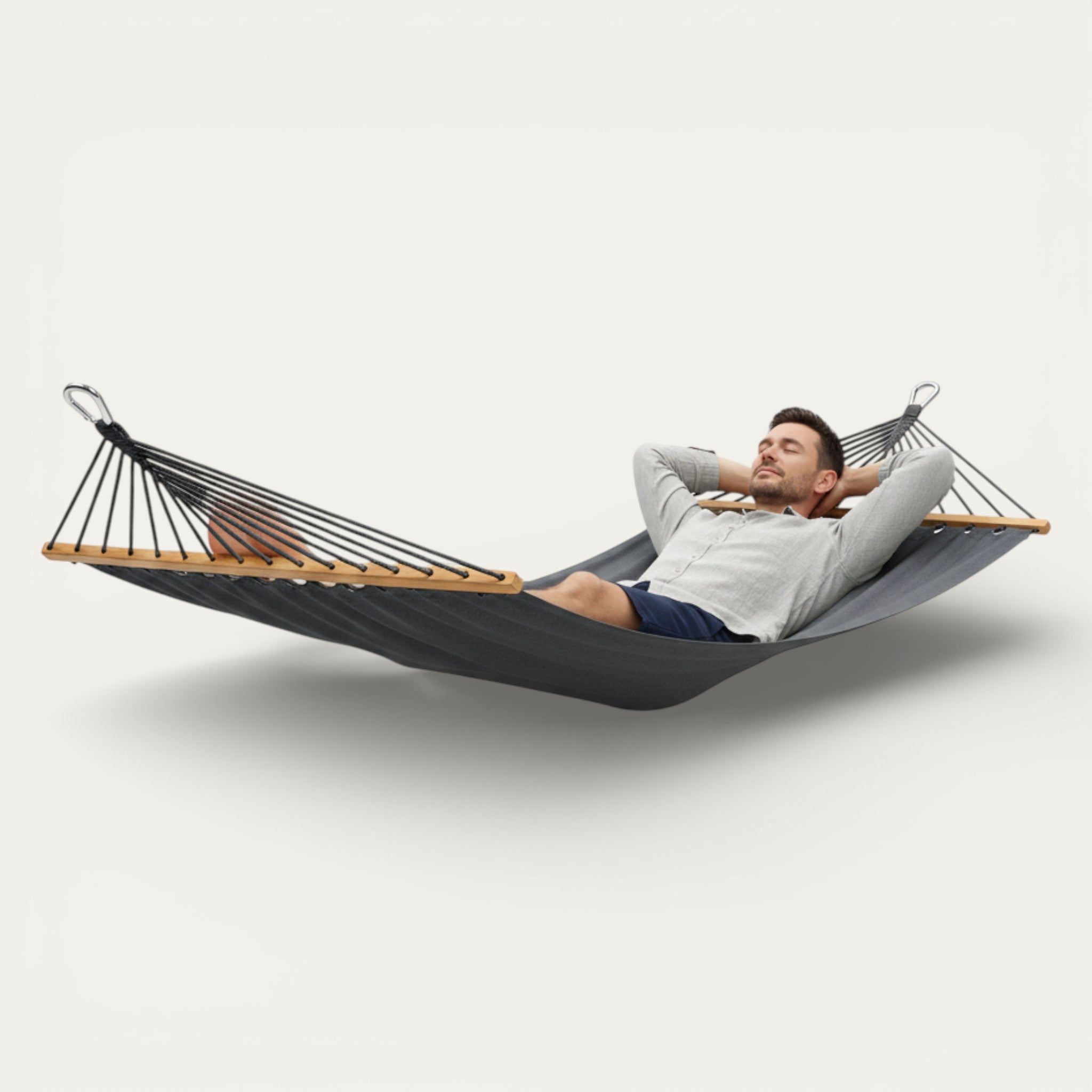 Anthracite Grey Hammock | Minimalist Outdoor Comfort