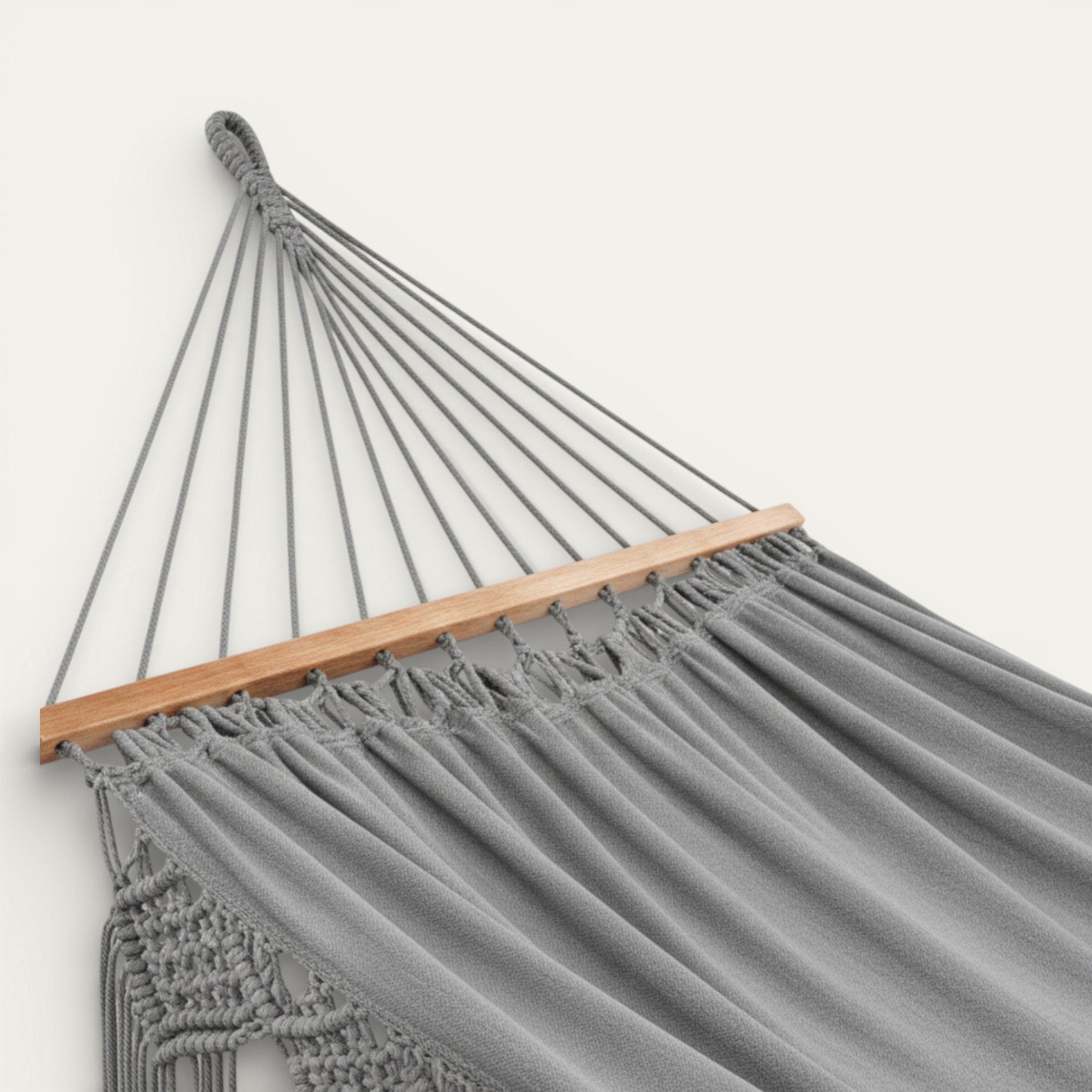 Premium Boho Macramé Hammock | Handcrafted Outdoor Comfort