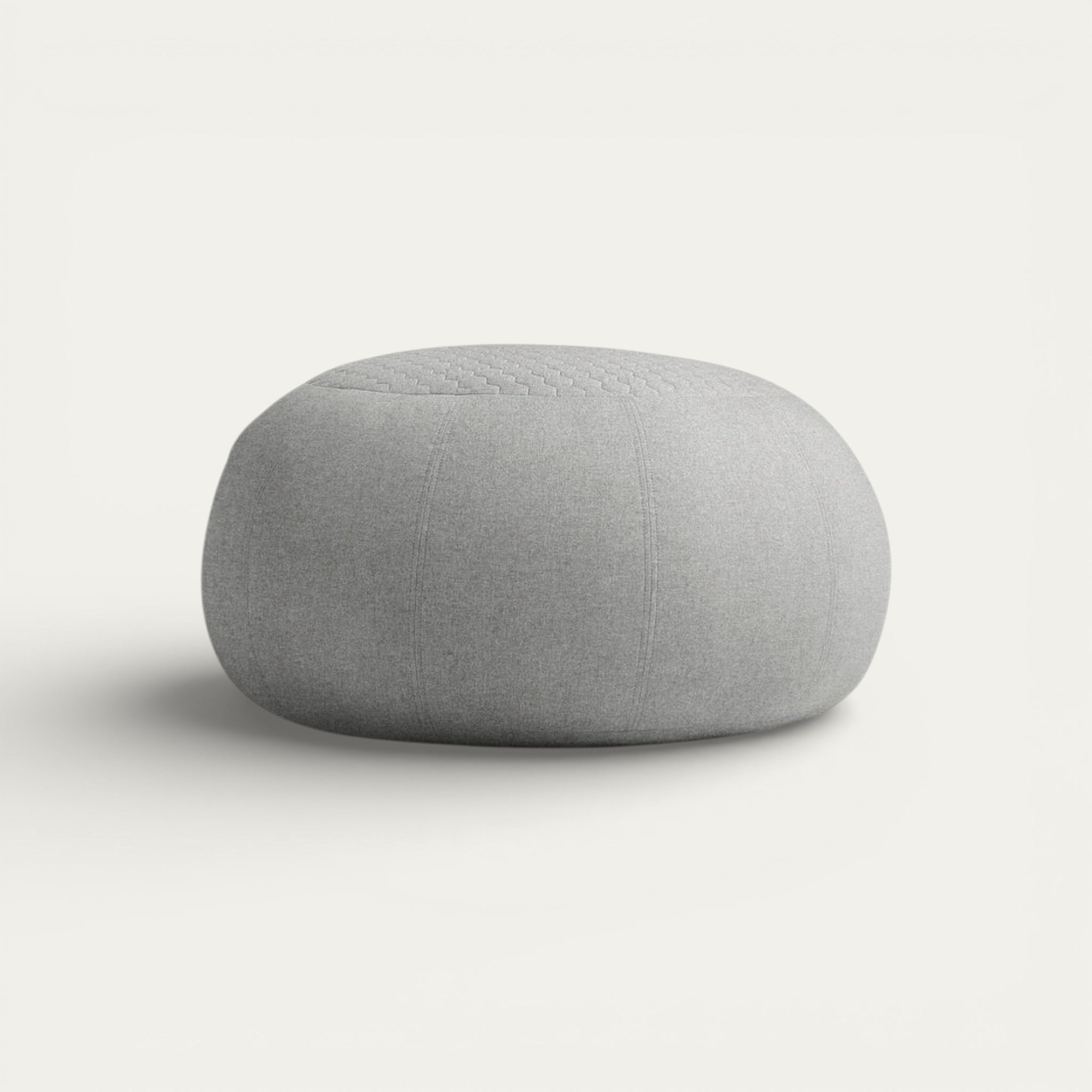 Indoor Quilted Bean Bag Ottoman | Premium Designer Comfort