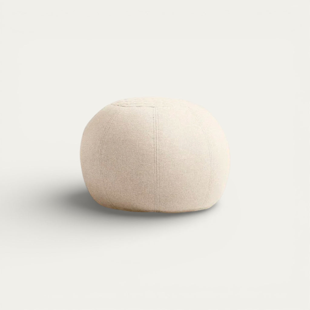 Indoor Quilted Bean Bag Footstool | Compact Designer Comfort