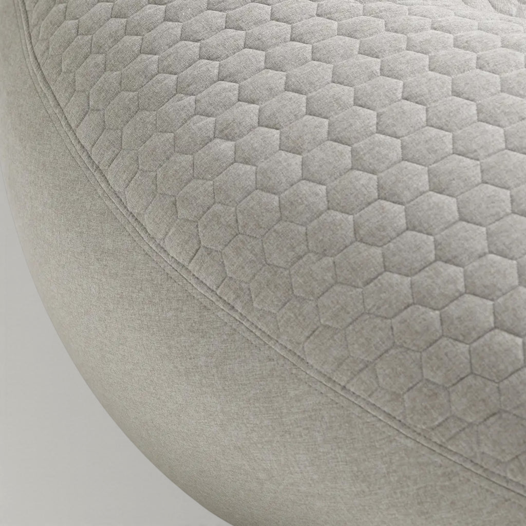 Medio Quilted Bean Bag | Compact Comfort with Stylish Support
