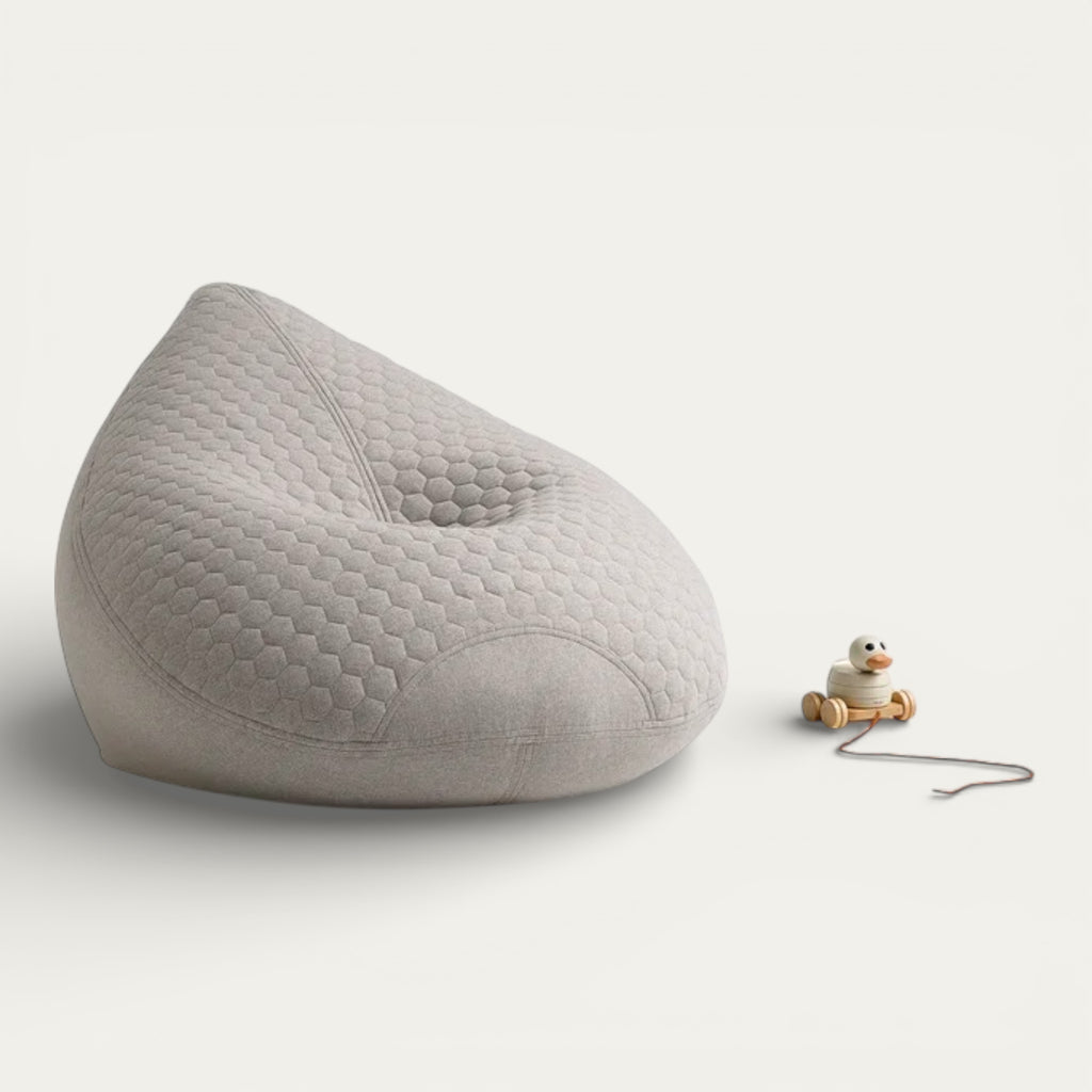 Mini Quilted Bean Bag | Cozy & Stylish Seating for Kids