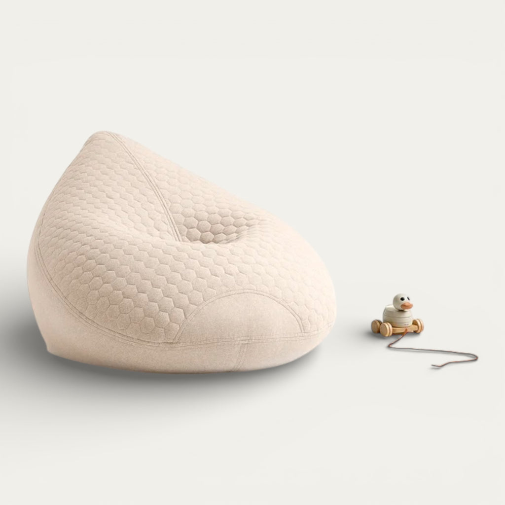 Mini Quilted Bean Bag | Cozy & Stylish Seating for Kids