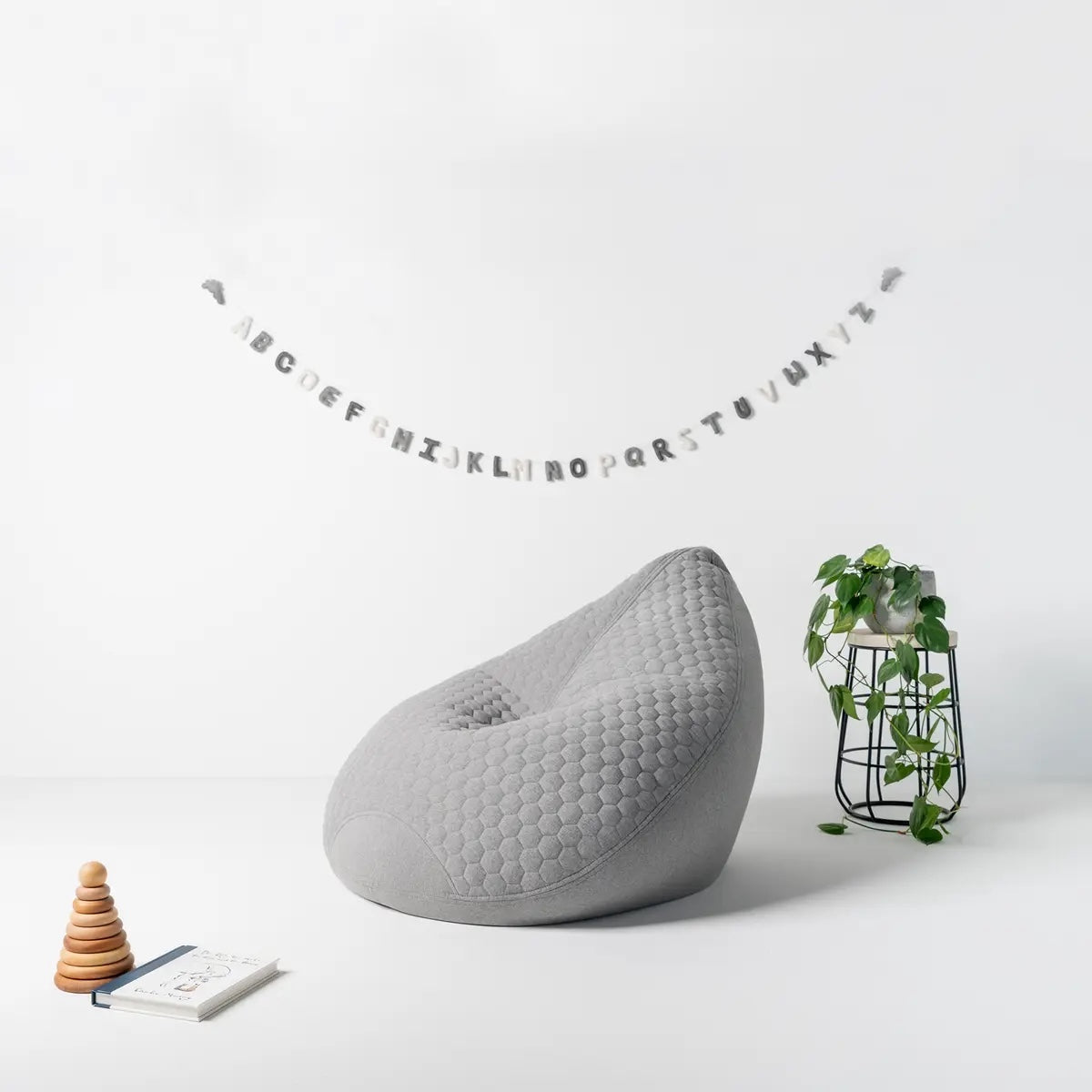 Mini Quilted Bean Bag | Cozy & Stylish Seating for Kids